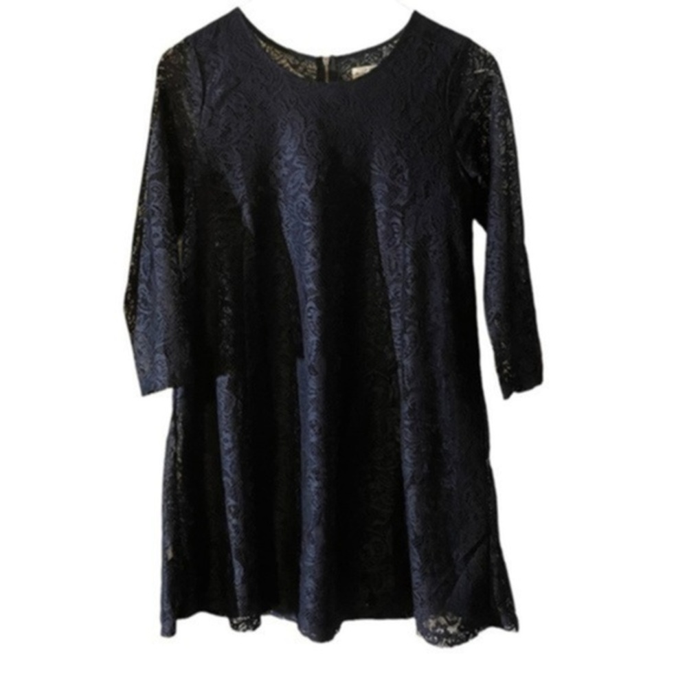 A&F Abercrombie & Fitch lined navy lace mini dress in EUC Size Small​​​